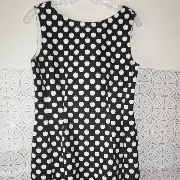 Kate Spade Apple Print Dress Size 6 - Picture 3 of 8
